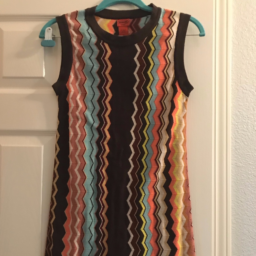 Missoni Sweater Dress - Zig Zag Chevron Size XL